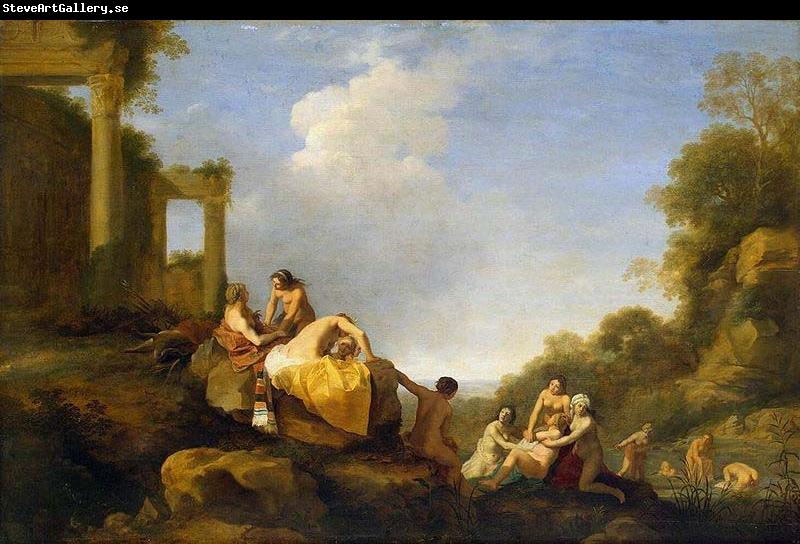 POELENBURGH, Cornelis van Landscape with Diana and Callisto